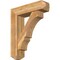 Ekena Millwork Balboa Craftsman Rough Sawn Bracket w/ Offset Brace, Western Red Cedar, 8"W x 30"D x 36"H BKT0806X30X36BOA04RWR - alternate 1